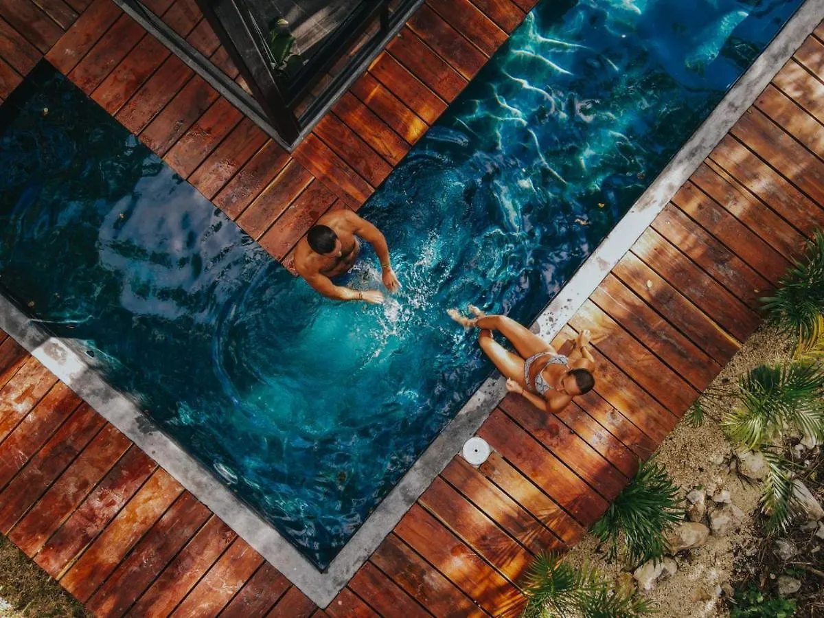 Villa Tiny House En La Selva Con Cenote Natural Privado Mexico